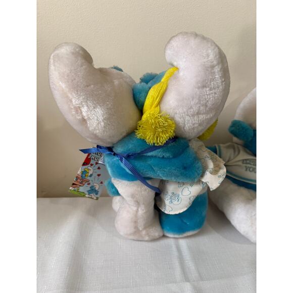 Vintage Peyo Wallace Brand  1979 and 1982 Smuf snd Smufette  Plushes - Picture 8 of 13